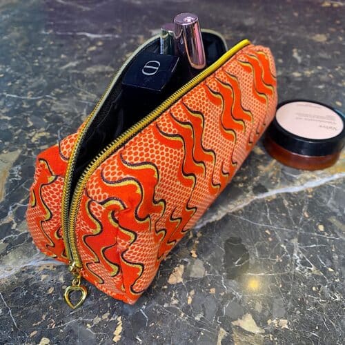 Makeup pung Zoe med afrikansk print