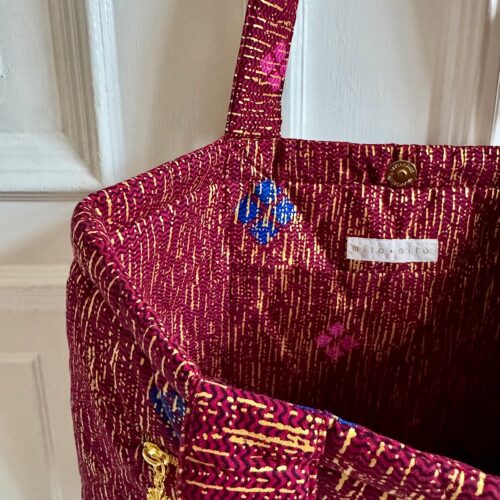 Alternativ visning af Quiltet stoftaske Willa