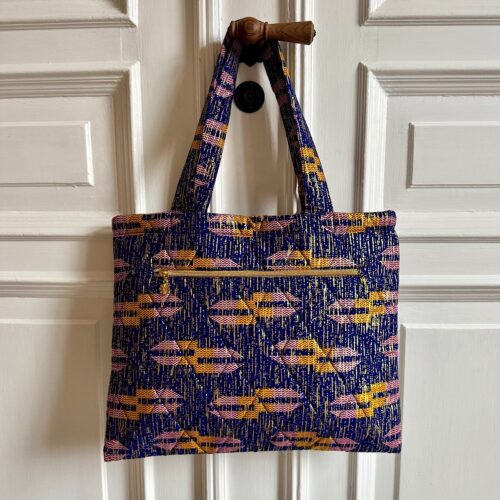 Quiltet stoftaske Sage